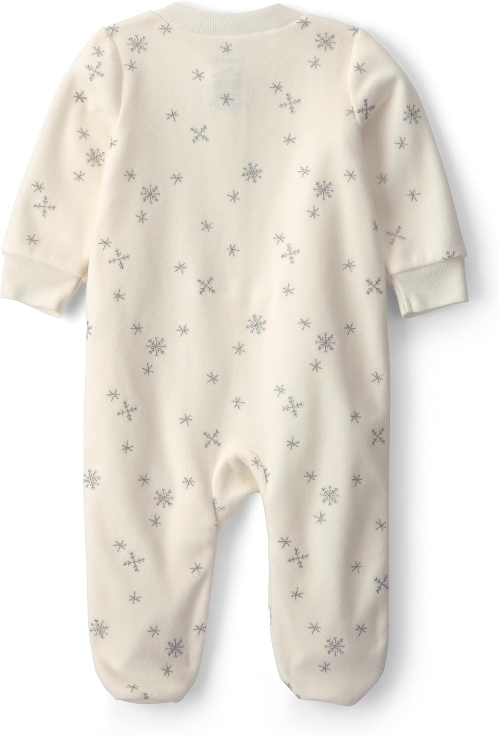 image:imageCarters Baby Girls Fleece Sleep and PlayIvory Cream Glitter