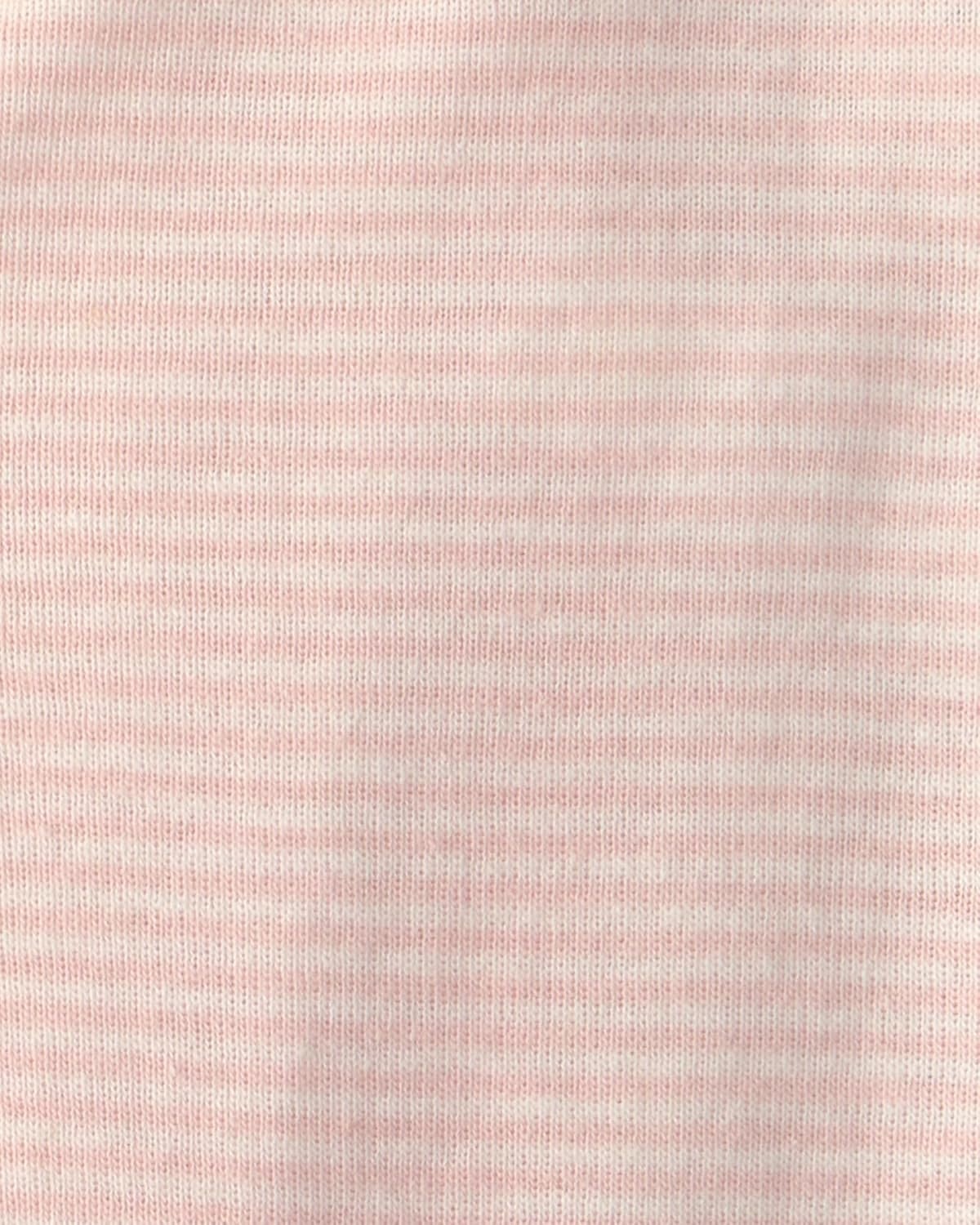 image:imageCarters Baby Girls Nicu JumpsuitPink Stripe