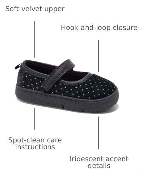 image:imageCarters Baby Girls VelviegpBlack