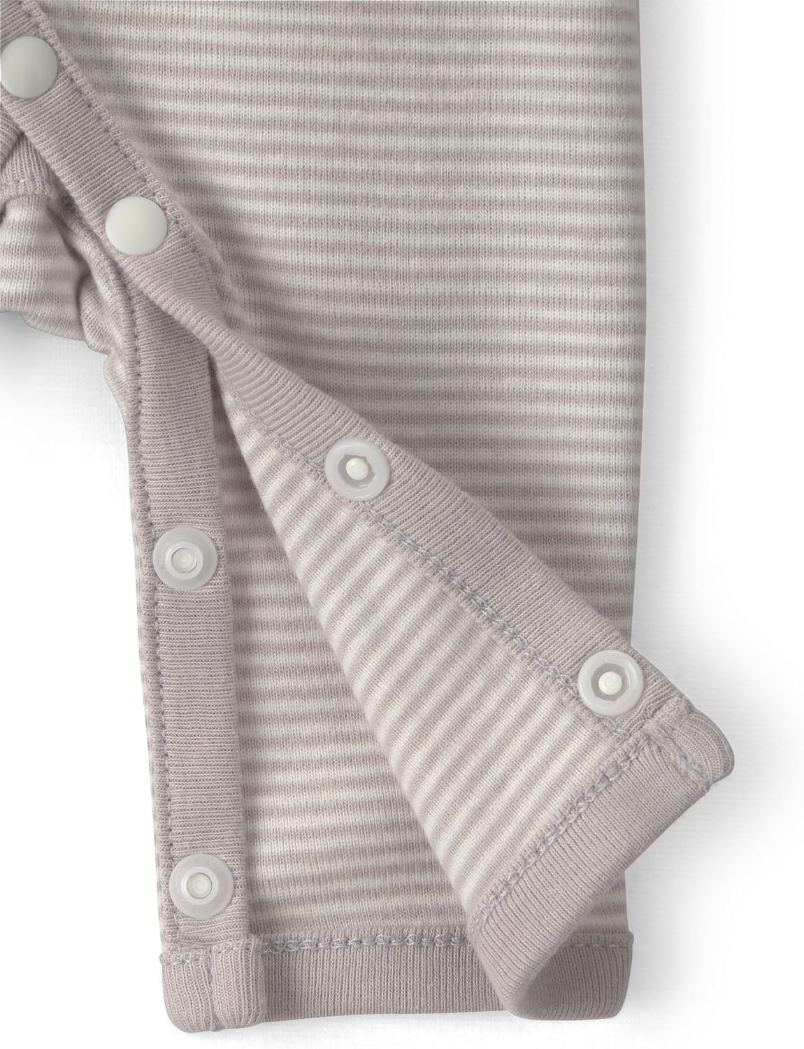 image:imageCarters Baby Nicu JumpsuitGrey Stripe