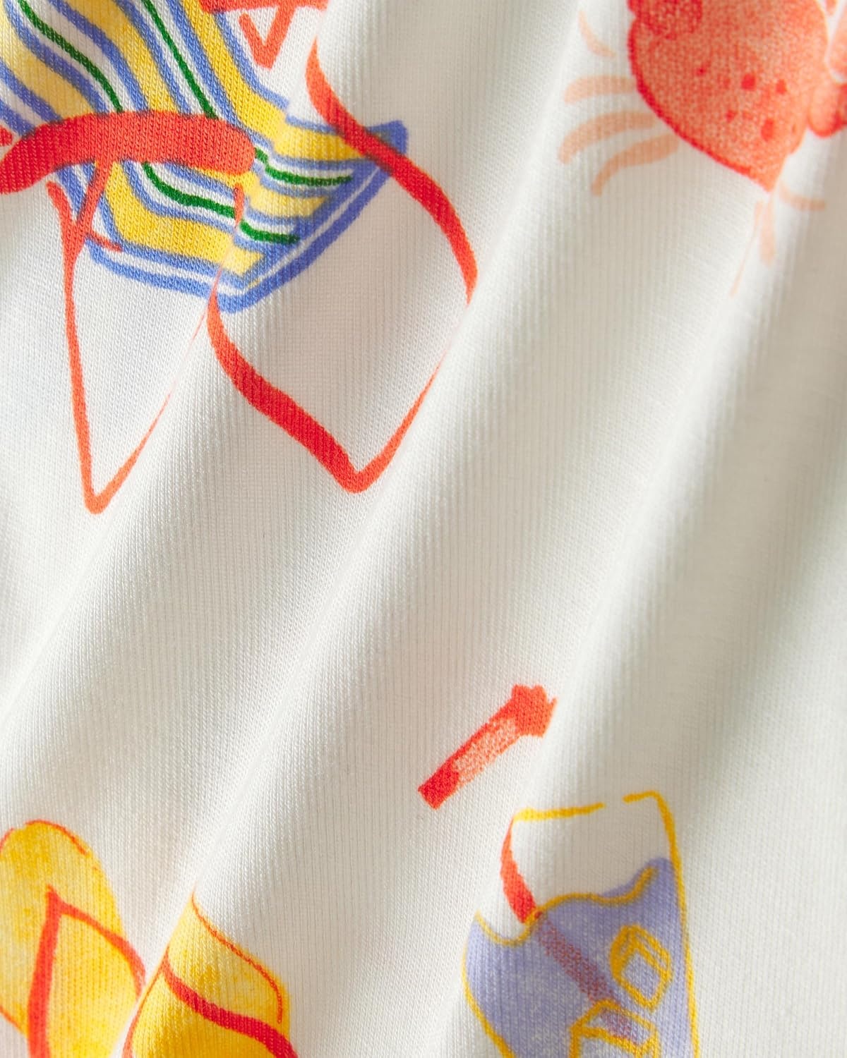 image:imageCarters Baby Purelysoft Sleep and Play PajamasCream