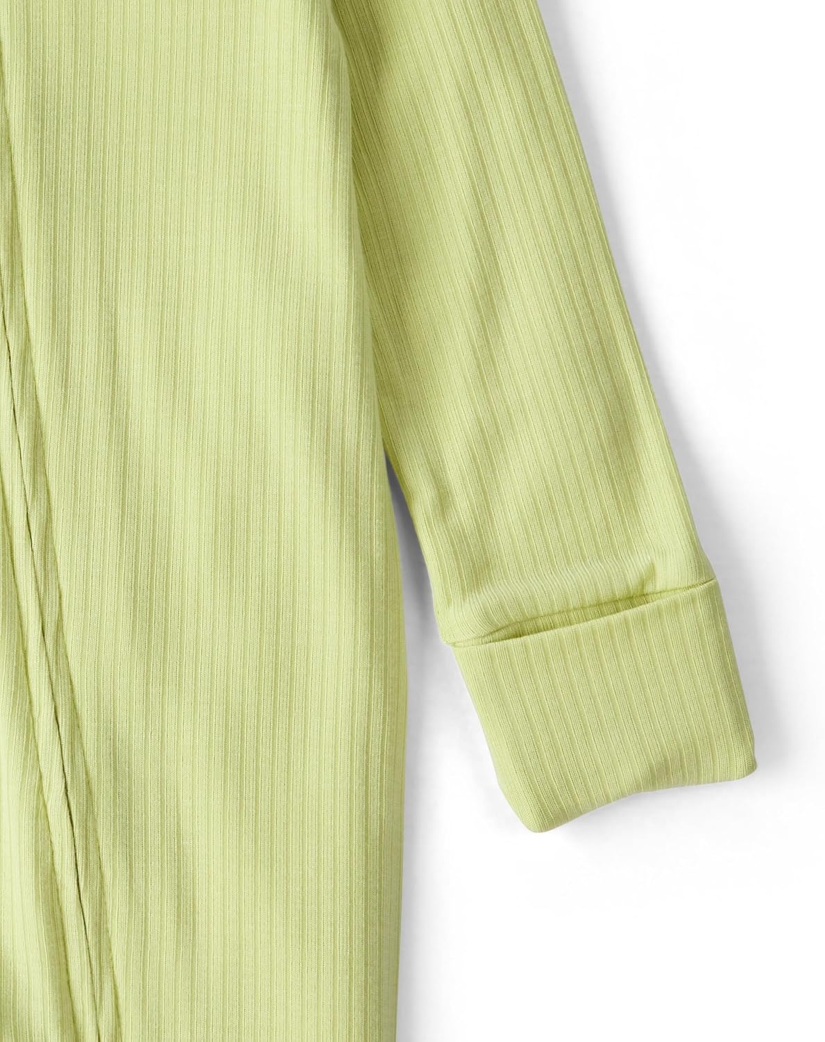 image:imageCarters Baby Purelysoft Sleep and Play PajamasGreen