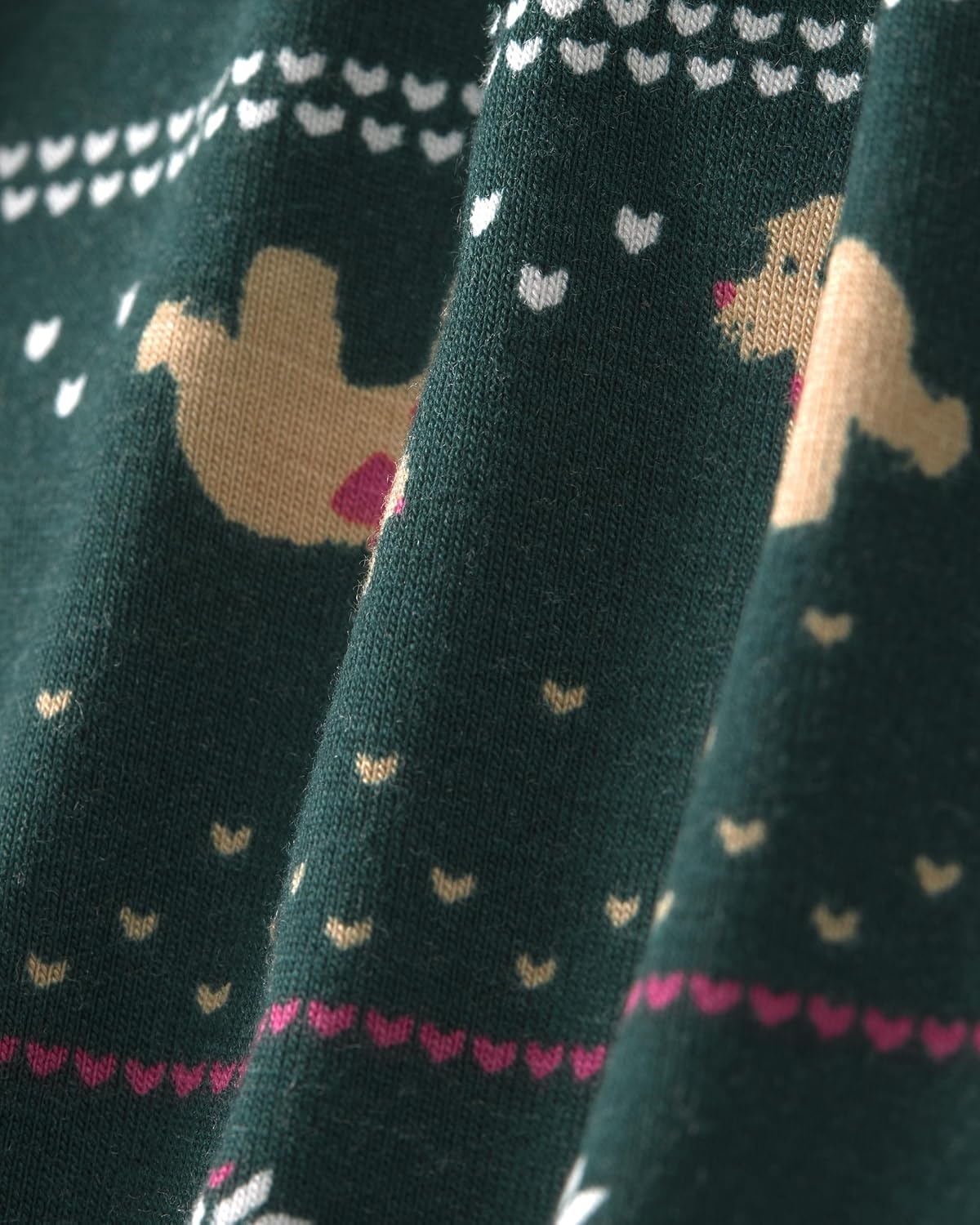 image:imageCarters Baby Purelysoft Sleep and Play PajamasGreen Fair Isle