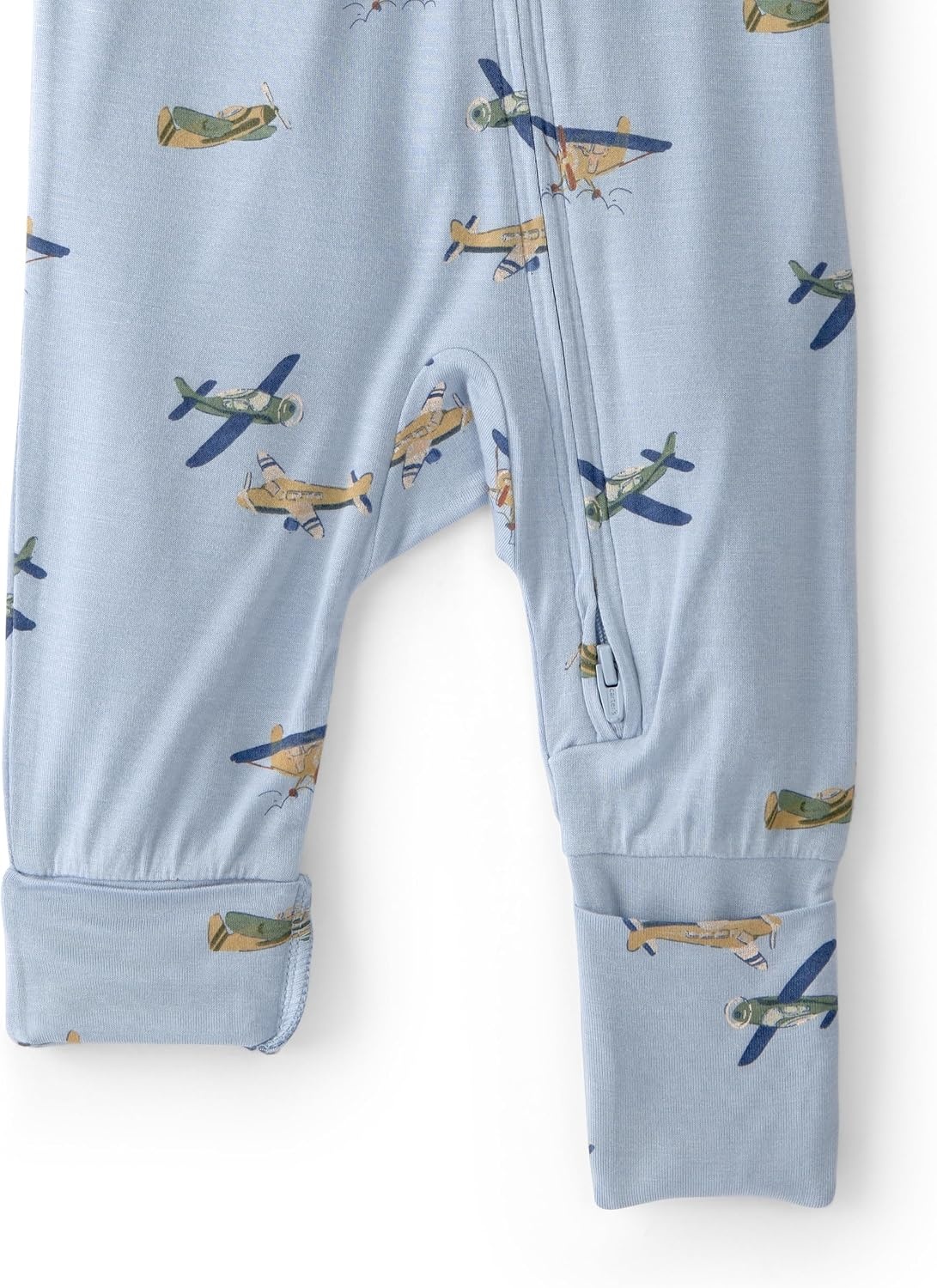 image:imageCarters Baby Purelysoft Sleep and Play PajamasVintage Plane