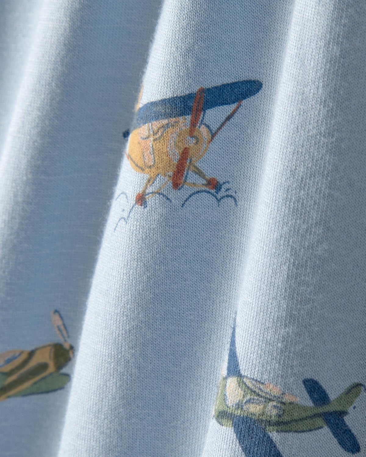 image:imageCarters Baby Purelysoft Sleep and Play PajamasVintage Plane