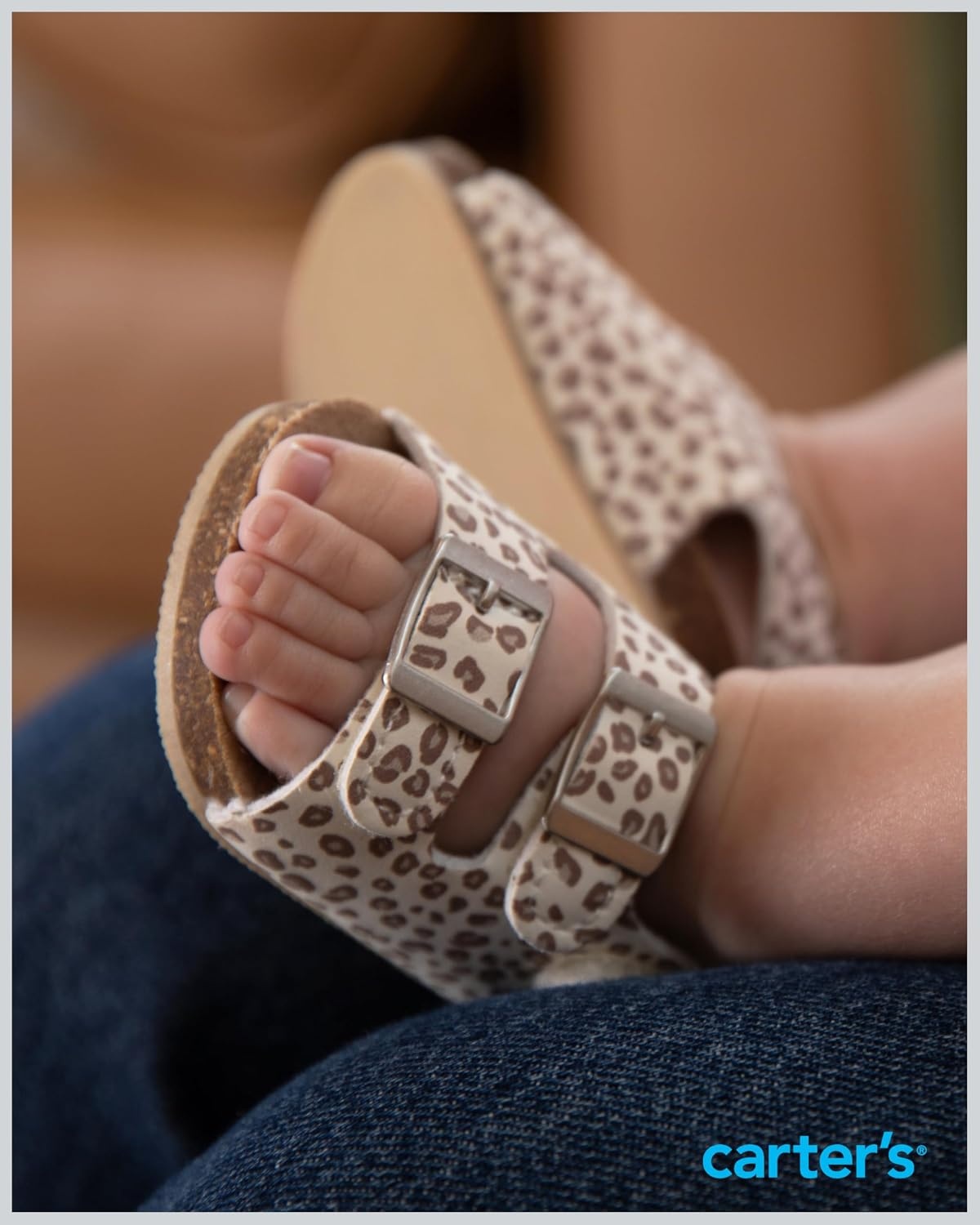 image:imageCarters Baby Sandals for Boys Girls and Unisex Casual SandalsCheetah