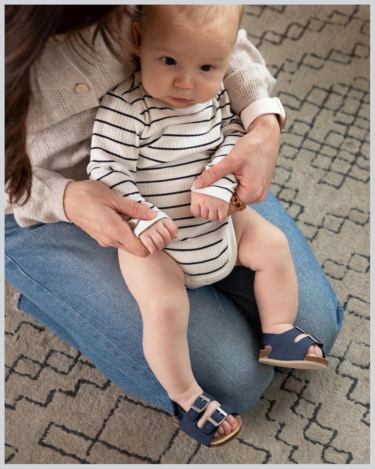 image:imageCarters Baby Sandals for Boys Girls and Unisex Casual SandalsNavy