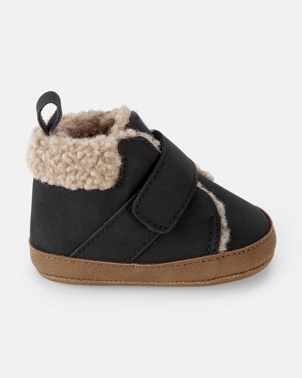 image:imageCarters Baby amp Infant Boots for BoysBlack Sherpa