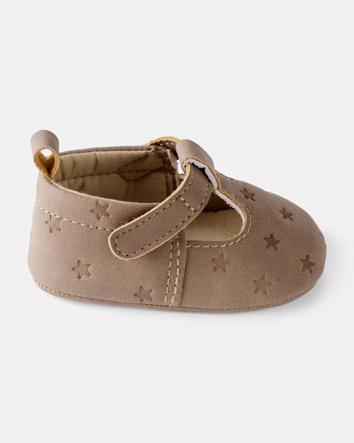 image:imageCarters Baby amp Infant Mary Jane Flats for GirlsBrown Stars
