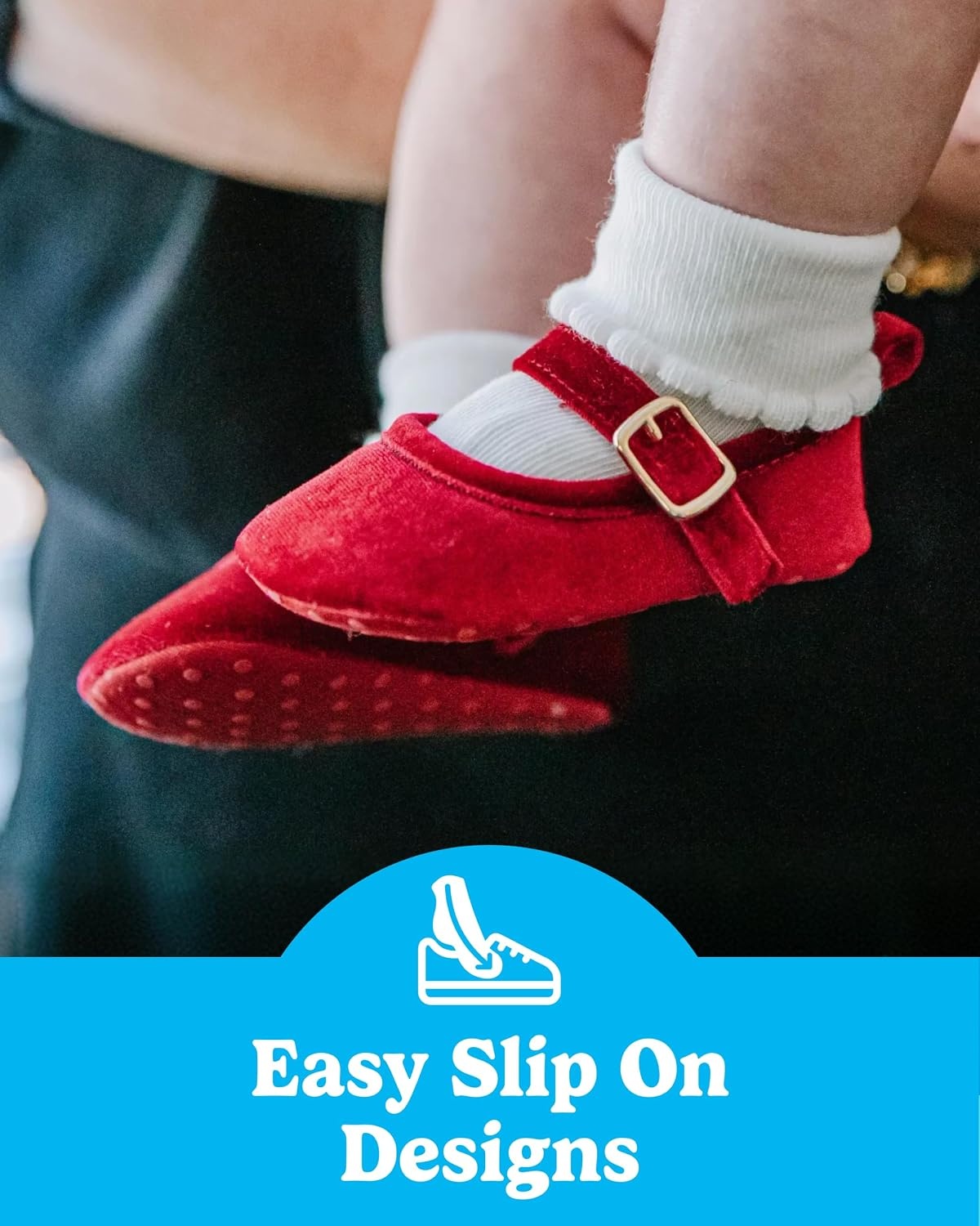 image:imageCarters Baby amp Infant Mary Jane Flats for GirlsMerry Red