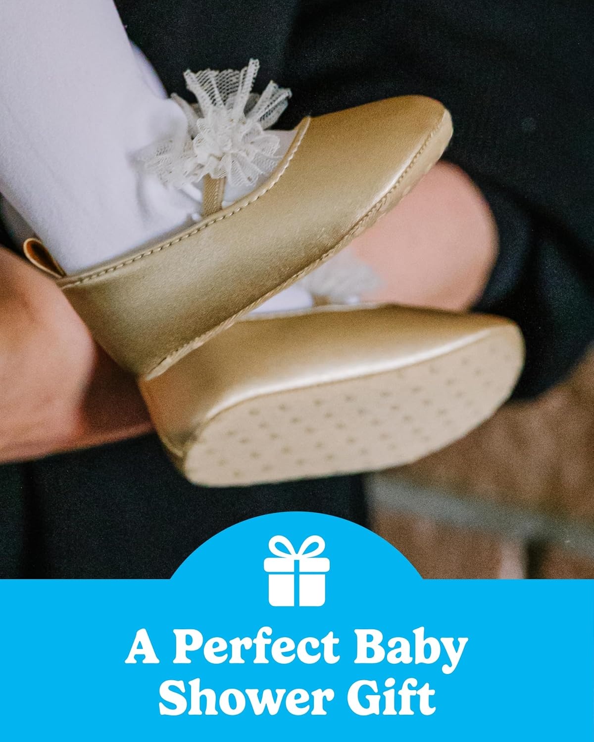 image:imageCarters Baby amp Infant Mary Jane Flats for GirlsMetallic