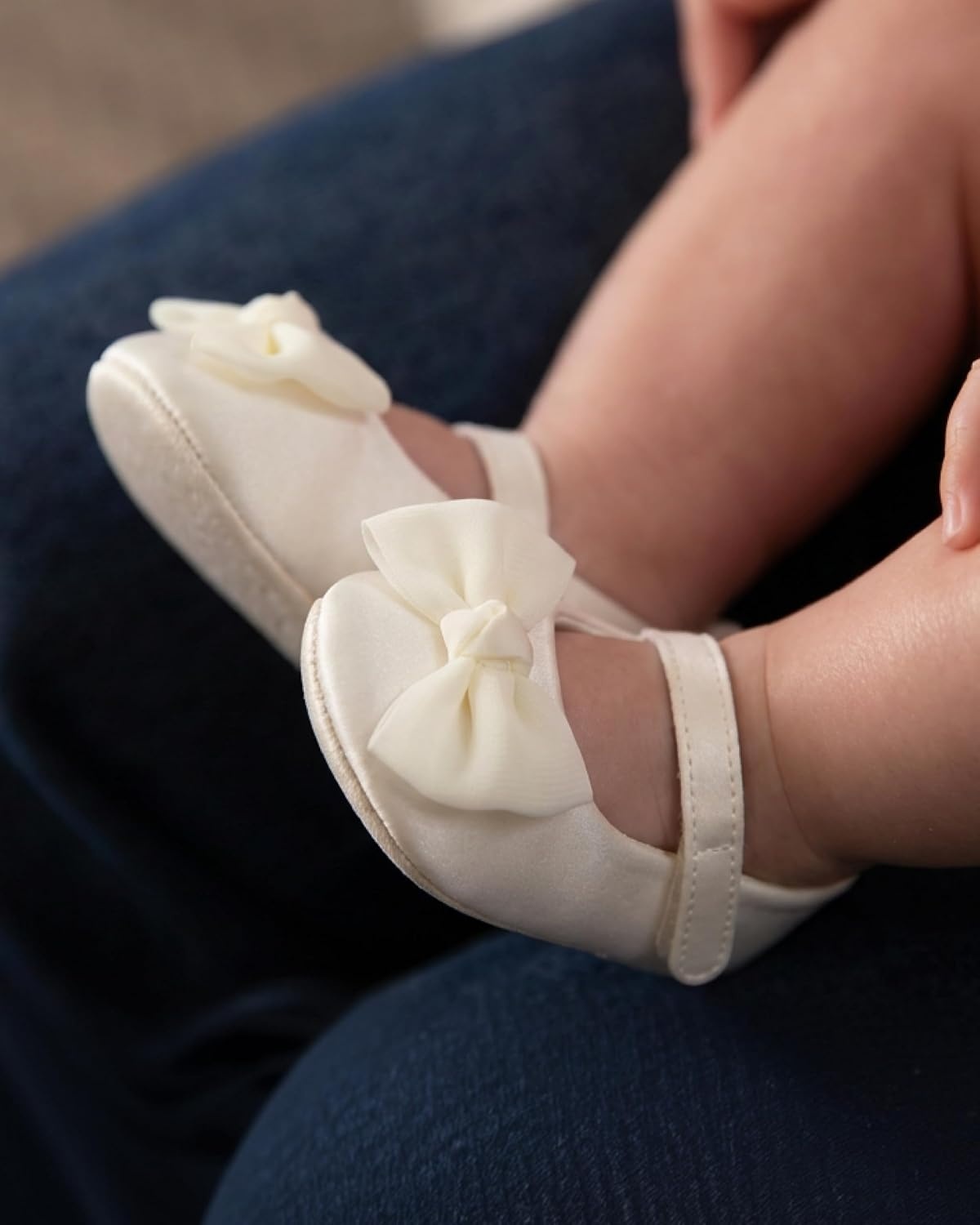 image:imageCarters Baby amp Infant Mary Jane Flats for GirlsVanilla Crme
