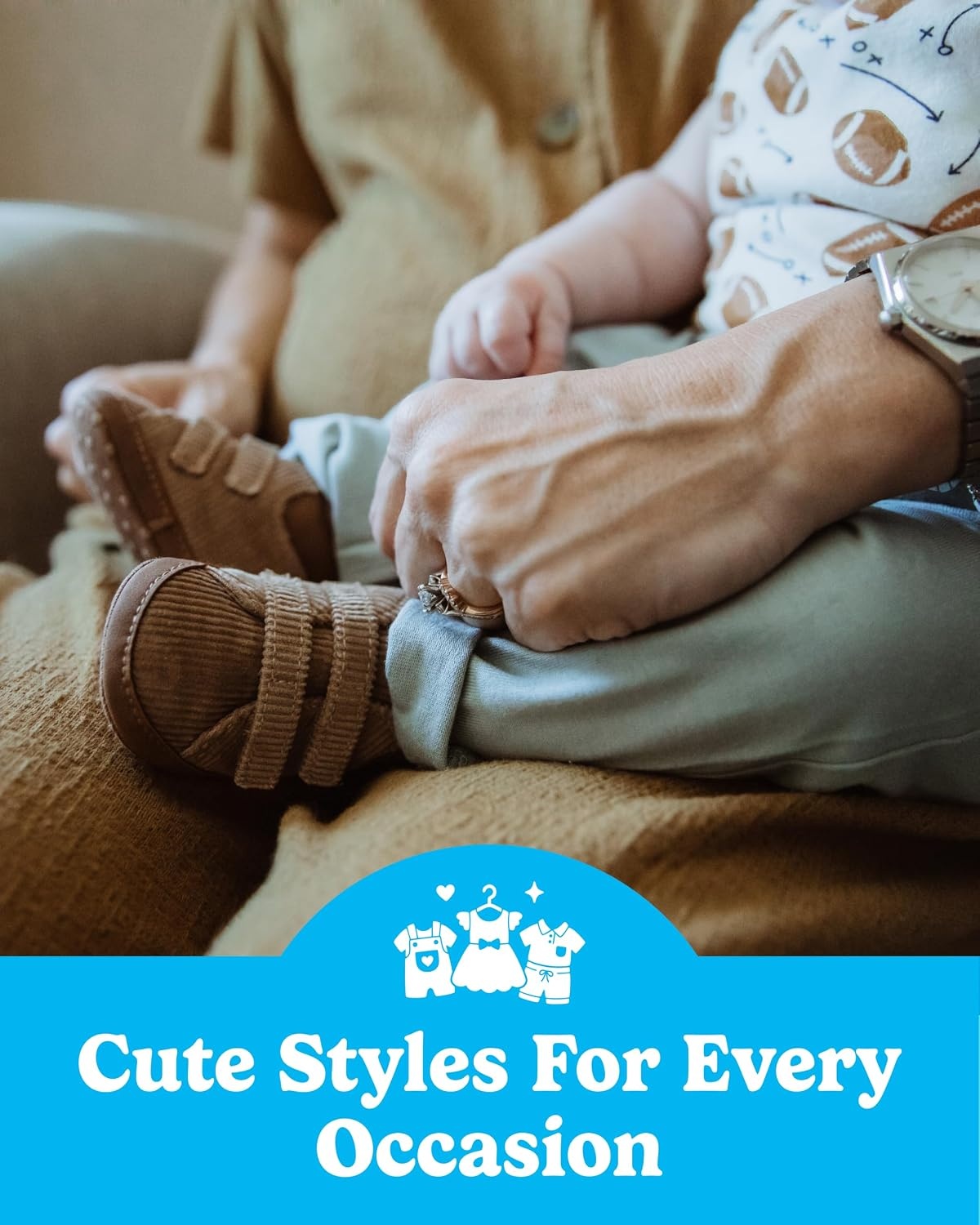 image:imageCarters Baby amp Infant Sneakers for BoysMaple Corduroy