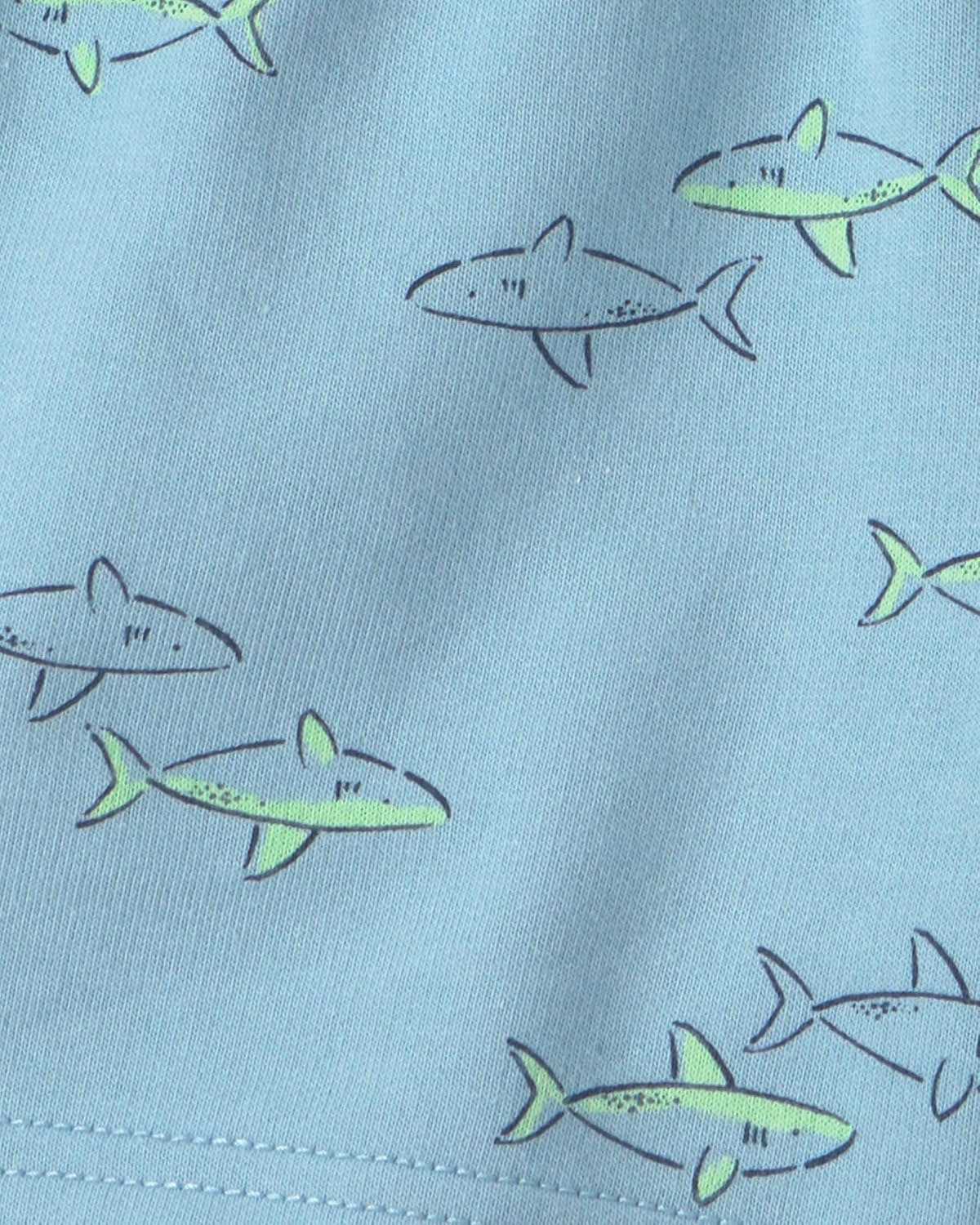 image:imageCarters Boys 2piece Short SetBlue Sripes