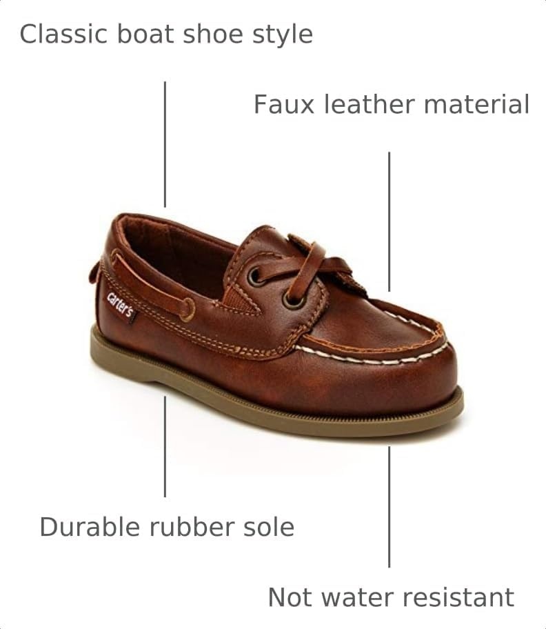 image:imageCarters Boys Bauk Dress ShoesLight Brown