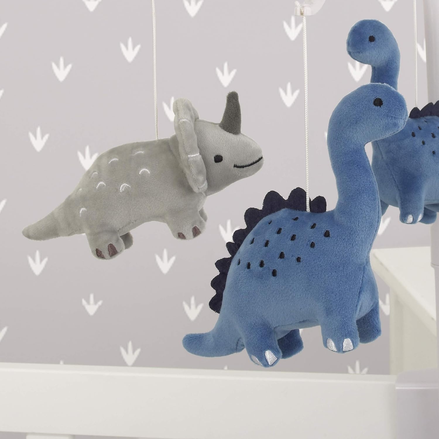 image:imageCarters Dino Adventure Gray and Blue Musical MobileGrey Blue