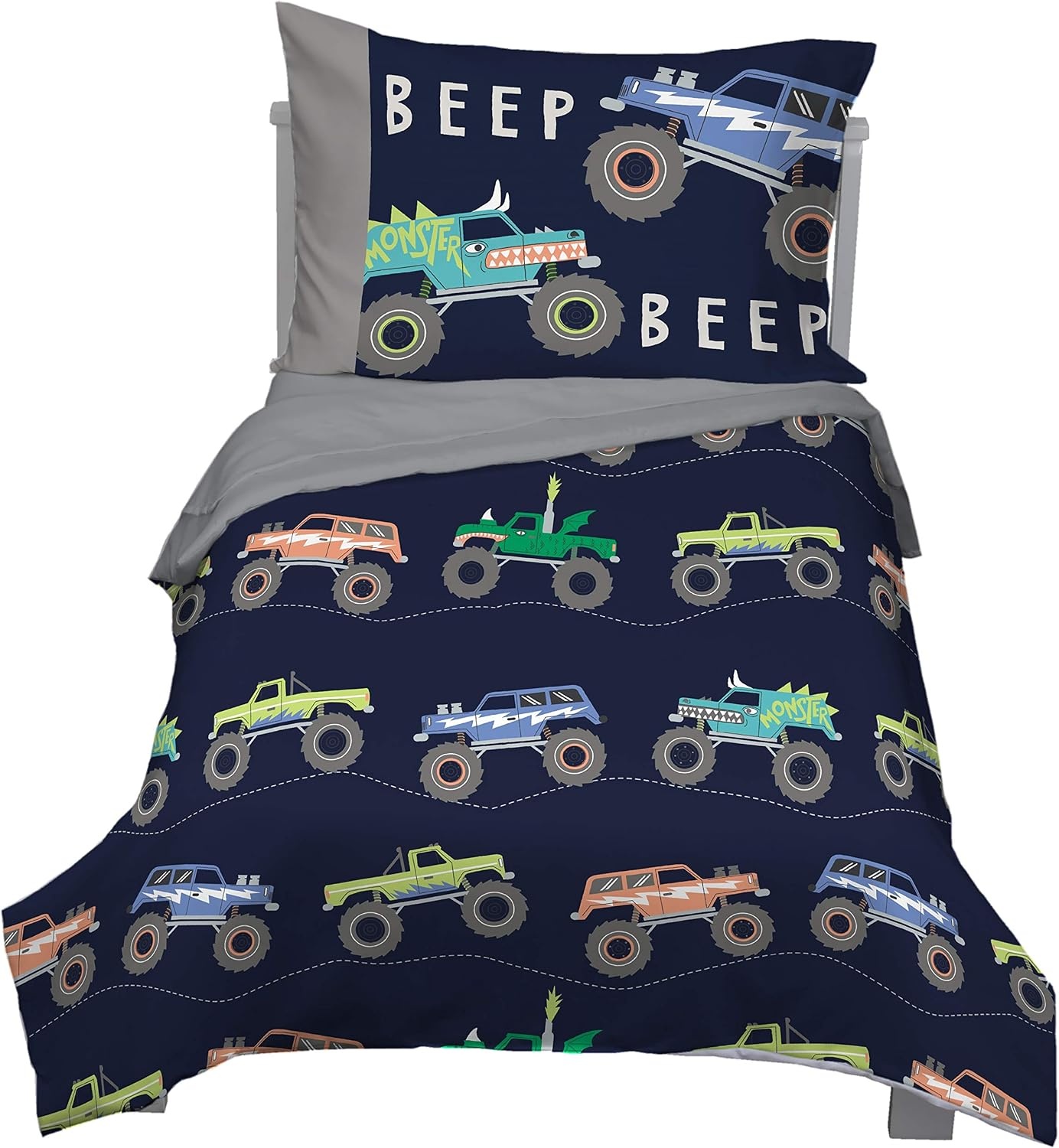 image:imageCarters Monster Truck 4 Piece Toddler Bed Set4 Piece Set