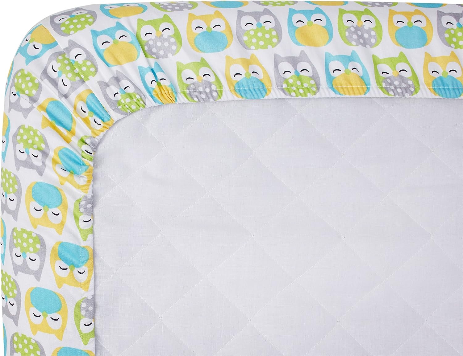 image:imageCarters Navy wWhite Stars Crib SheetOwl