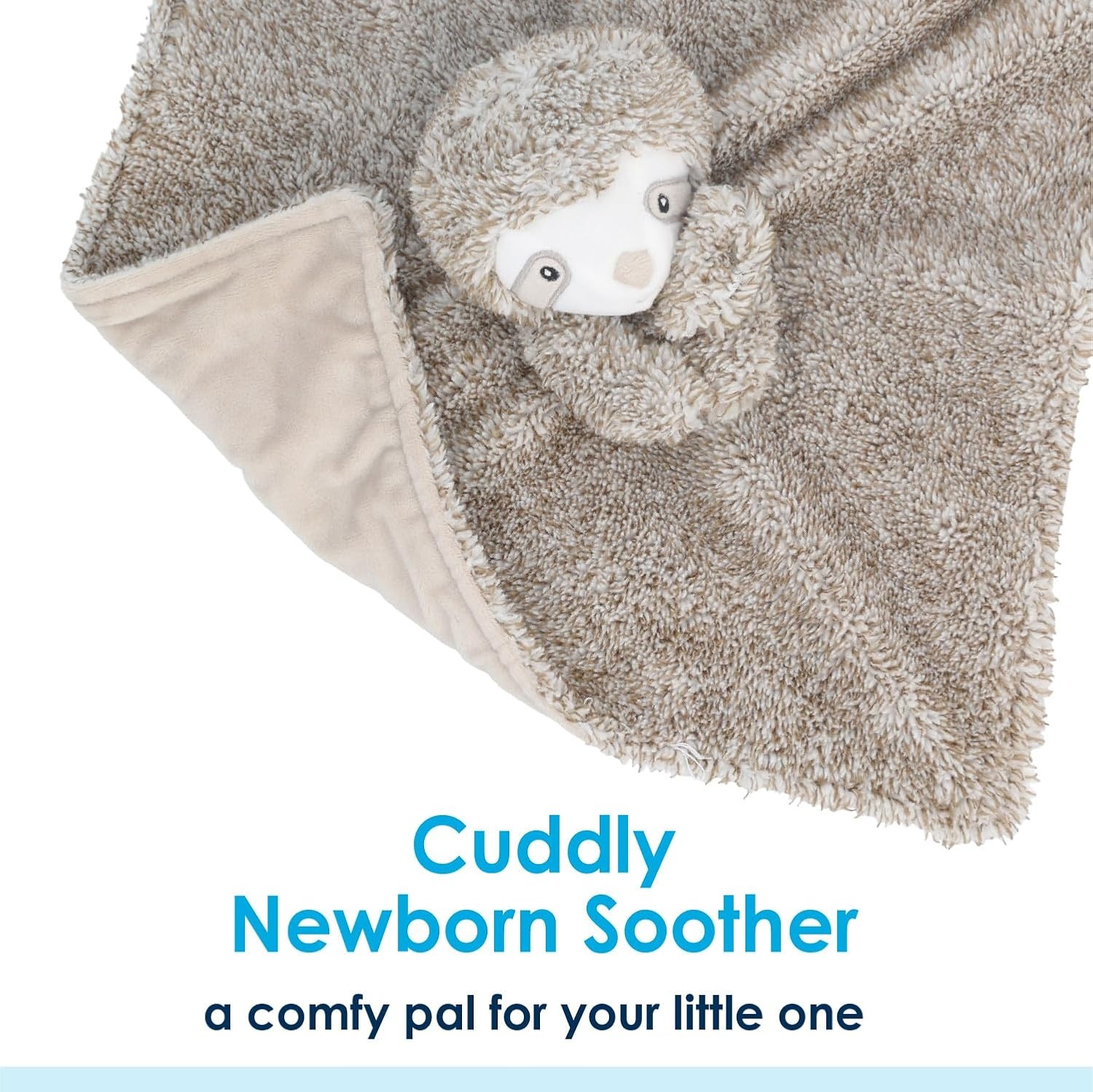 image:imageCarters Sloth Plush Stuffed Animal Snuggler BlanketCrib