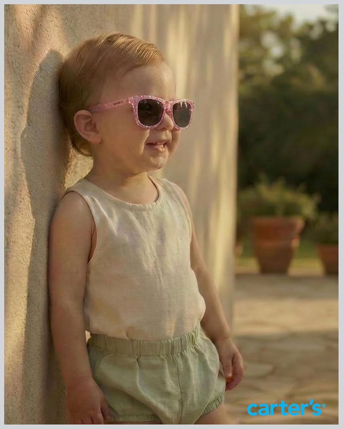 image:imageCarters Sunglasses for Infants Toddlers amp Kids with UV ProtectionGlitter Print