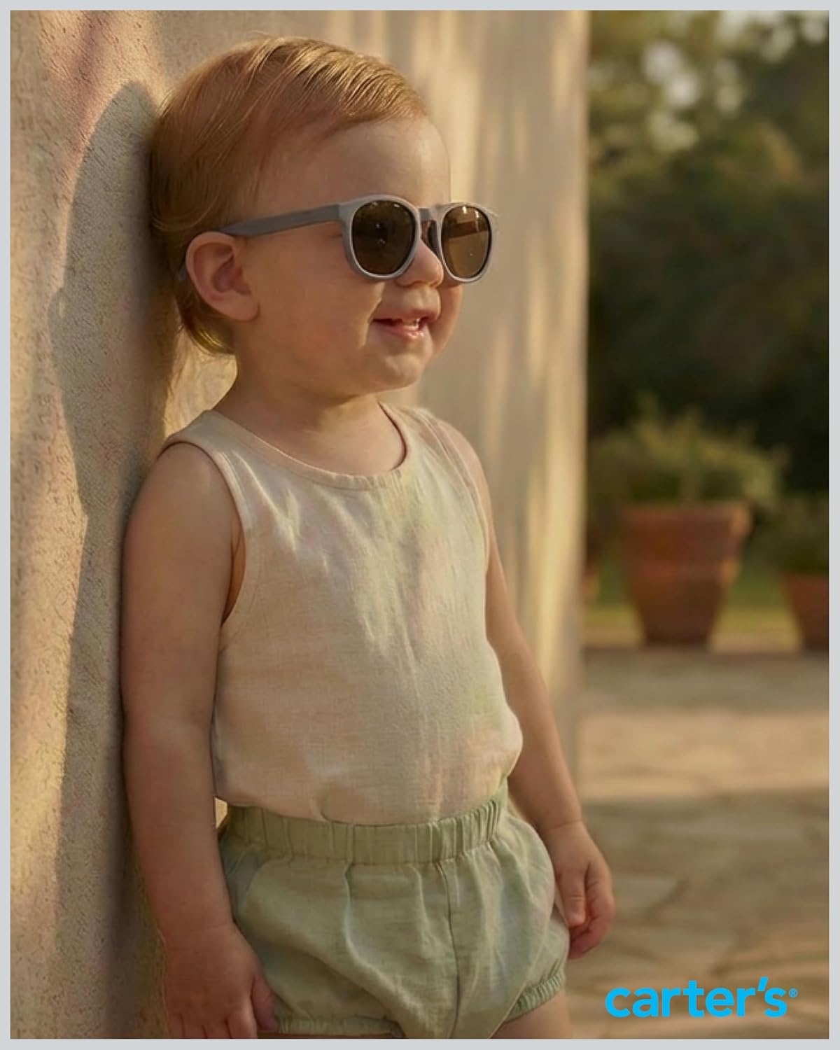 image:imageCarters Sunglasses for Infants Toddlers amp Kids with UV ProtectionMatte Blue