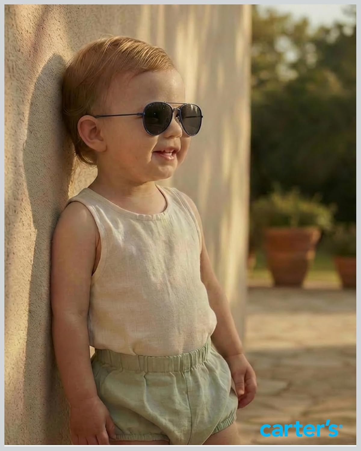 image:imageCarters Sunglasses for Infants Toddlers amp Kids with UV ProtectionNavy Aviator