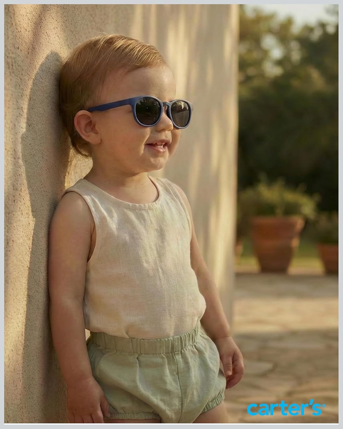 image:imageCarters Sunglasses for Infants Toddlers amp Kids with UV ProtectionNavy Round