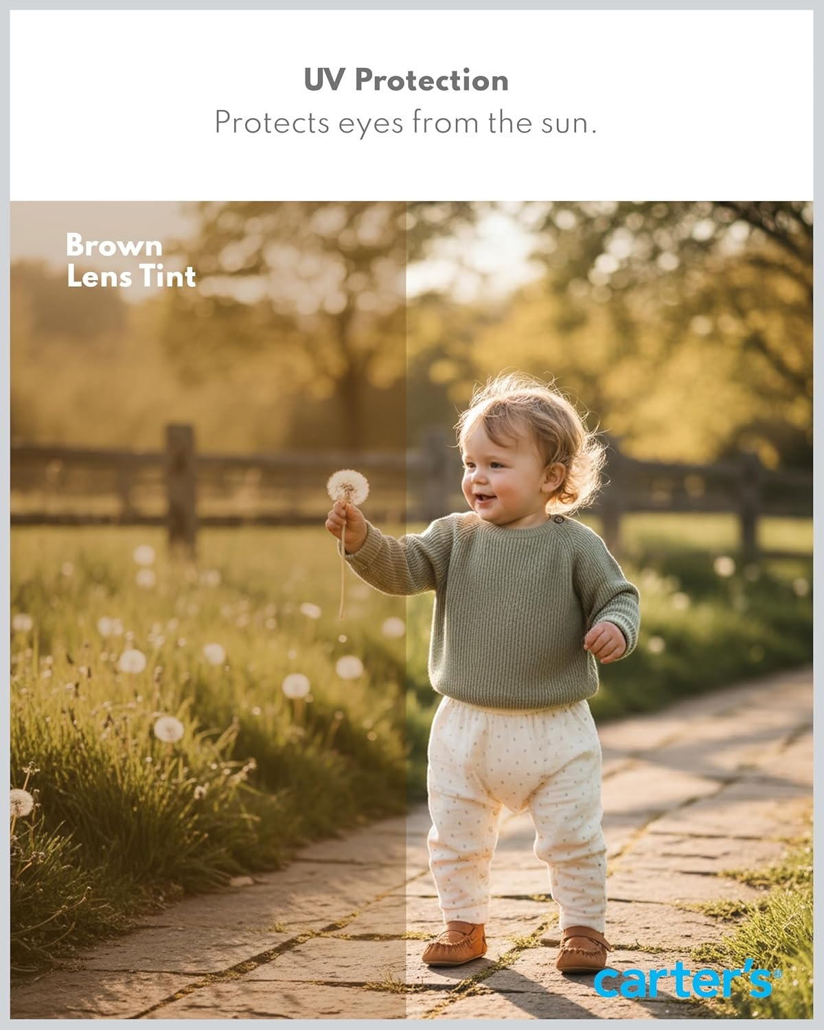 image:imageCarters Sunglasses for Infants Toddlers amp Kids with UV ProtectionRye Round