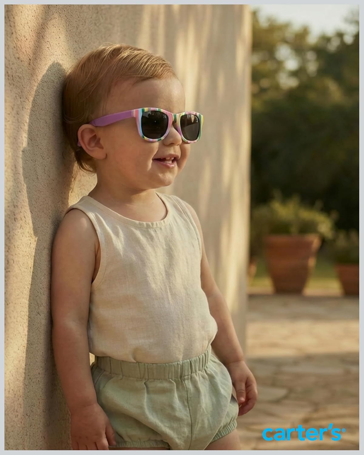 image:imageCarters Sunglasses for Infants Toddlers amp Kids with UV ProtectionStripes