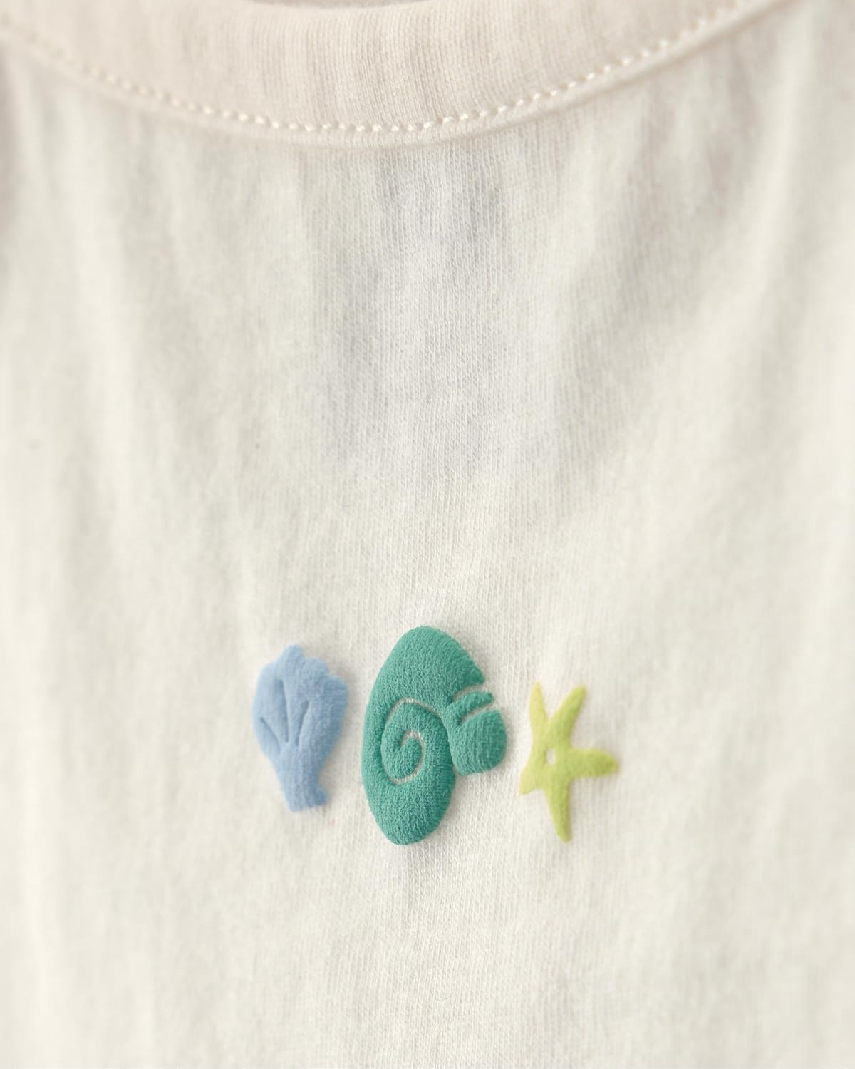 image:imageCarters babygirls 3Piece Short SetGreen Seashells
