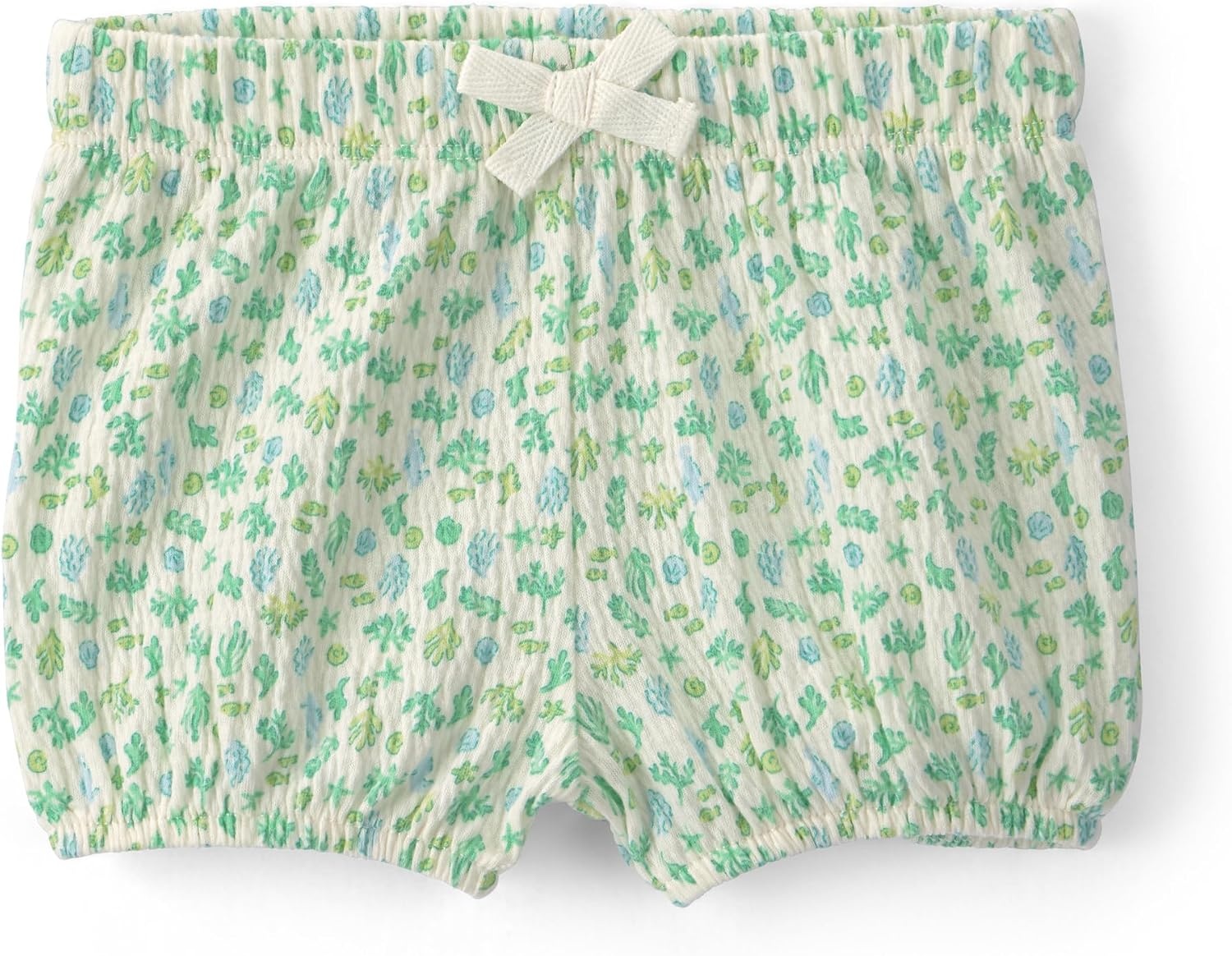 image:imageCarters babygirls 3Piece Short SetGreen Seashells
