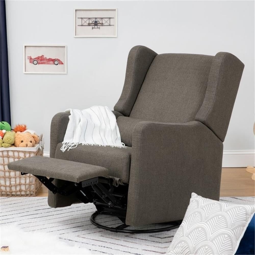 image:imageCarters by DaVinci Arlo Recliner Performance Charcoal LinenPerformance Charcoal Linen
