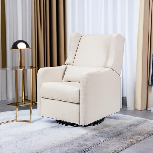 image:imageCarters by DaVinci Arlo Recliner Performance Charcoal LinenPerformance Cream Linen