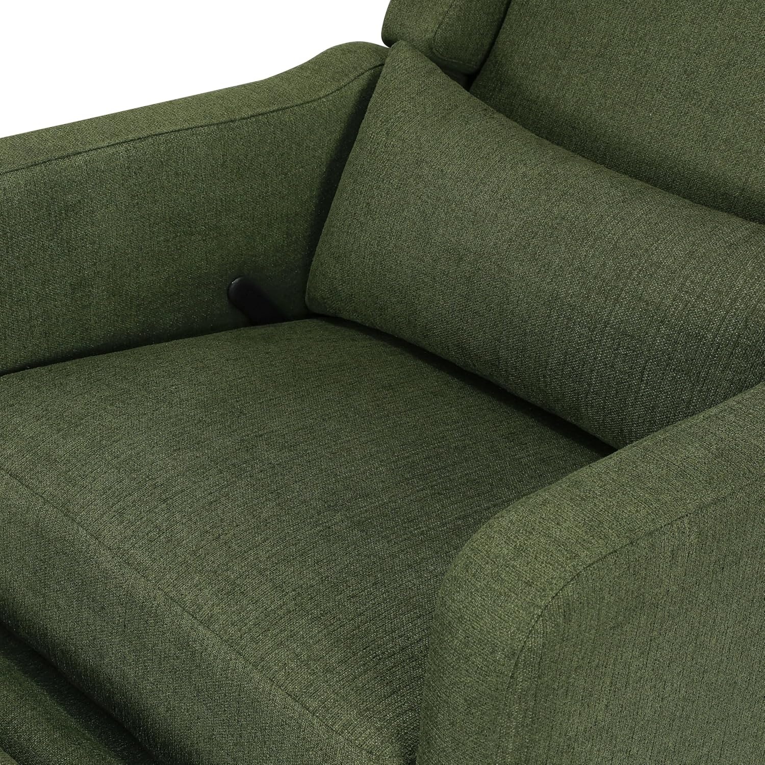 image:imageCarters by DaVinci Arlo Recliner Performance Charcoal LinenPerformance Forest Green Linen