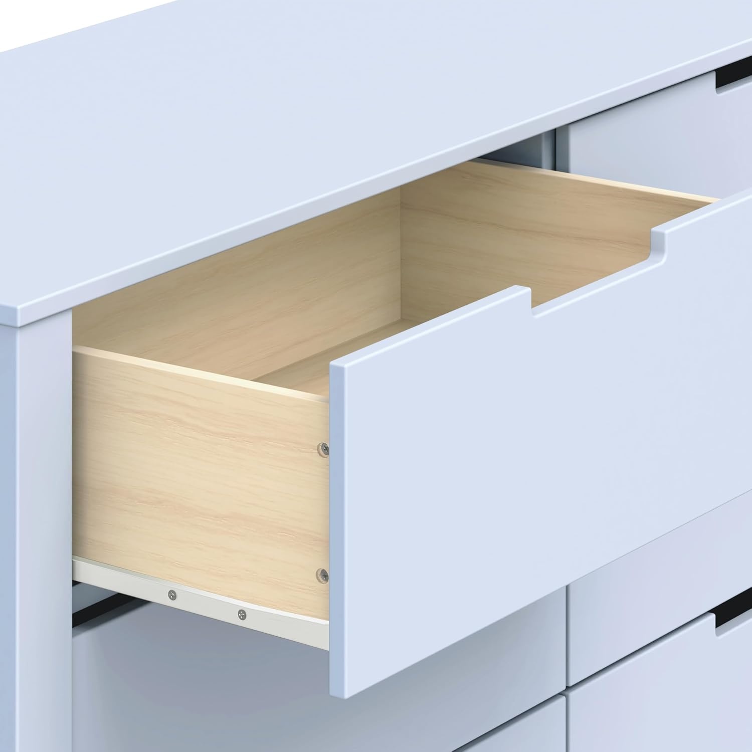 image:imageCarters by Davinci Colby 6Drawer Double Dresser in Powder Blue GREENGUARD Gold CertifiedPowder Blue