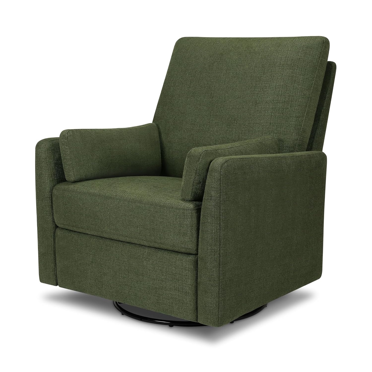image:imageCarters by Davinci Ethan Swivel Recliner in Performance Forest Green Linen GREENGUARD Gold amp CertiPURUS CertifiedForest Green Linen