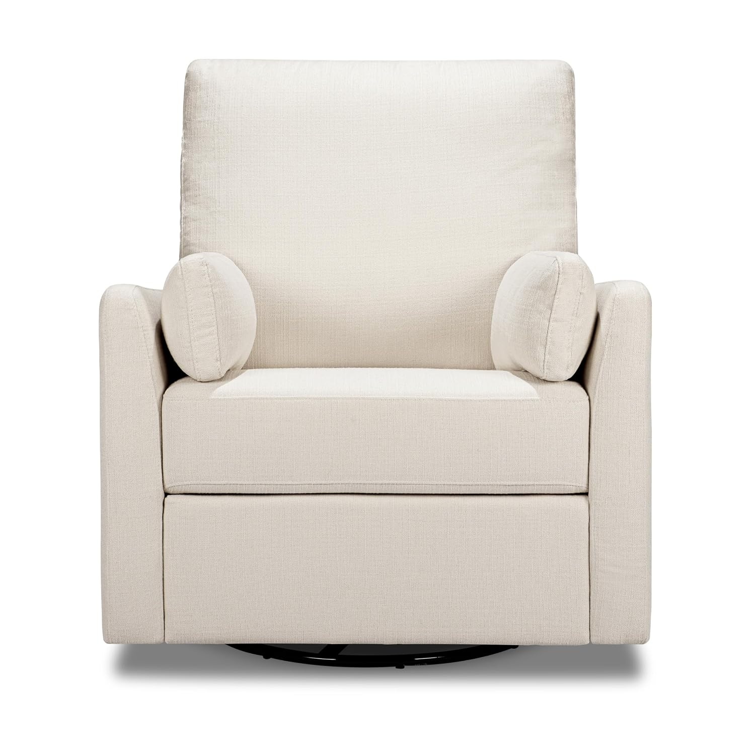 image:imageCarters by Davinci Ethan Swivel Recliner in Performance Forest Green Linen GREENGUARD Gold amp CertiPURUS CertifiedPerformance Cream