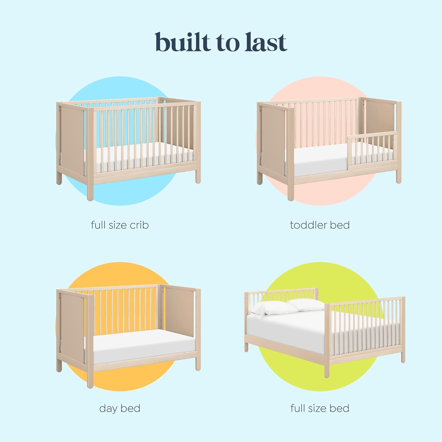 image:imageCarters by Davinci Marisol 4in1 Convertible Crib in TaupeWashed Natural GREENGUARD Gold CertifiedTaupeWashed Natural