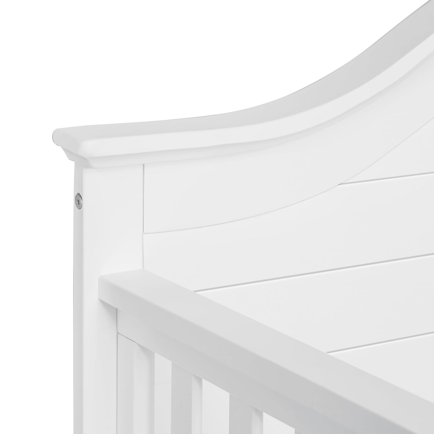 image:imageCarters by Davinci Nolan 4in1 Convertible Crib in Chestnut Greenguard Gold CertifiedWhite