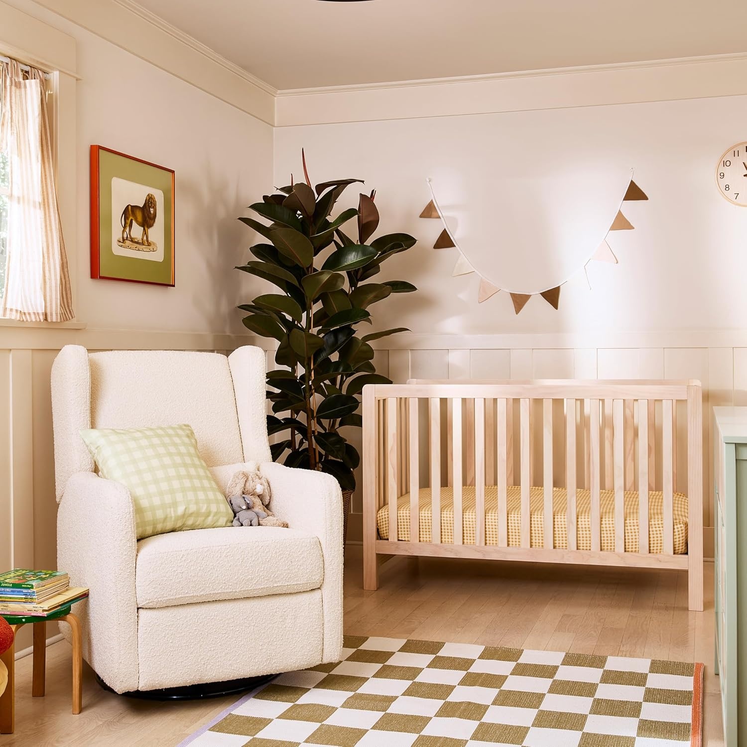 image:imageDaVinci Carters Colby LowProfile 4in1 Baby Crib Washed NaturalWashed Natural