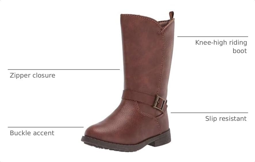image:imageOSHKOSH BGOSH Girls Lumi BootsChocolate 2020