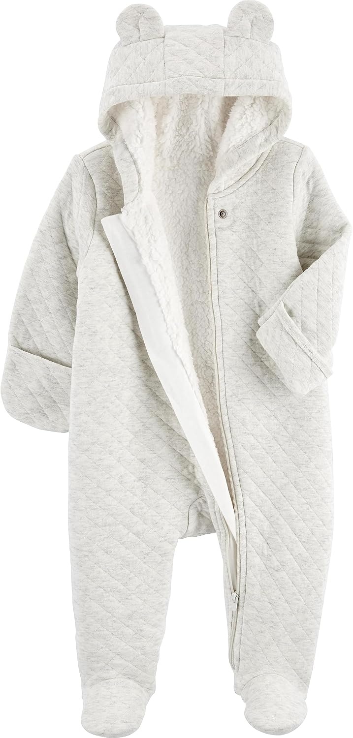 image:imageSimple Joys Kids Pram Ivory Bear OuterwearGrey