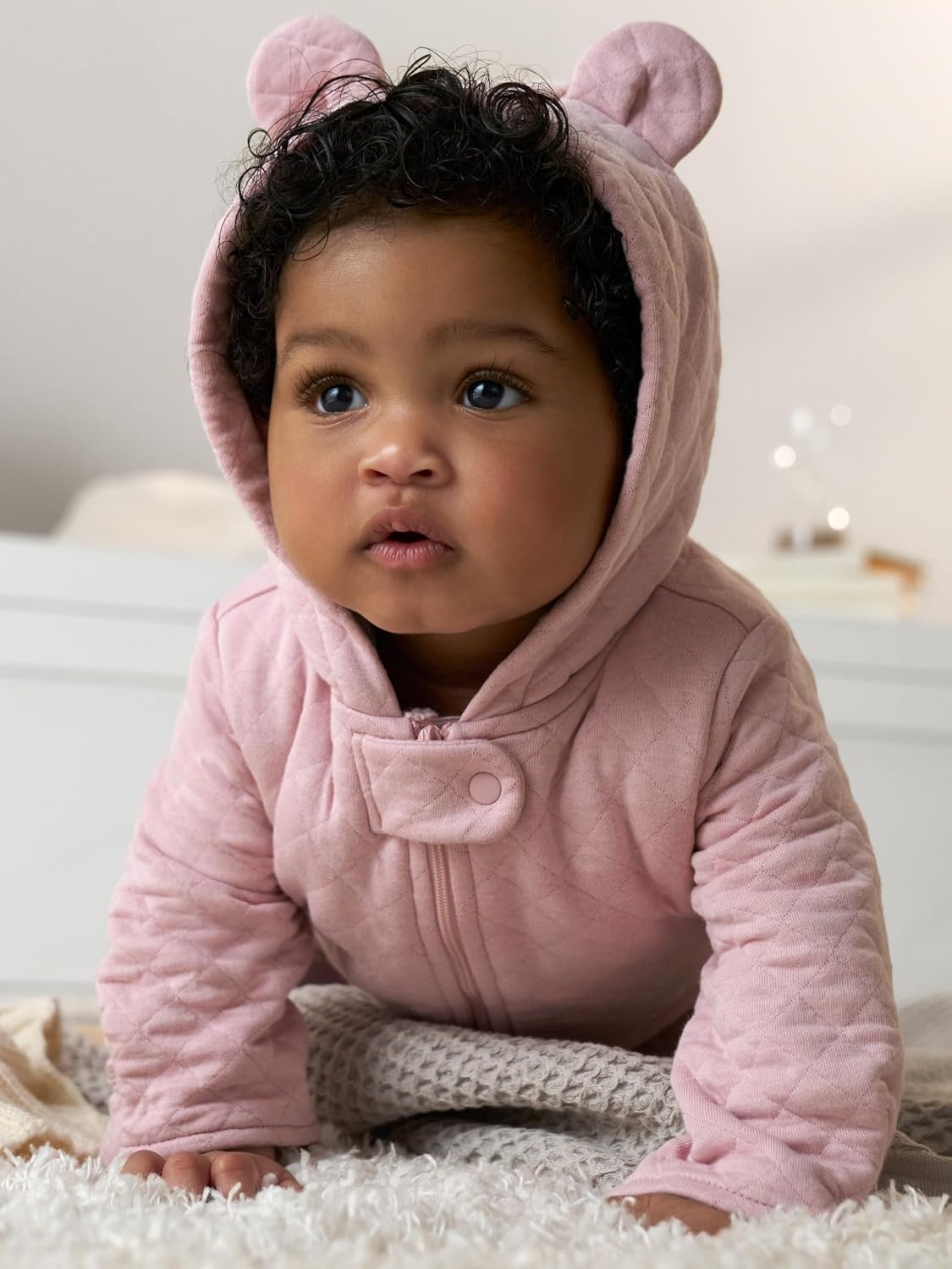 image:imageSimple Joys Kids Pram Ivory Bear OuterwearPink