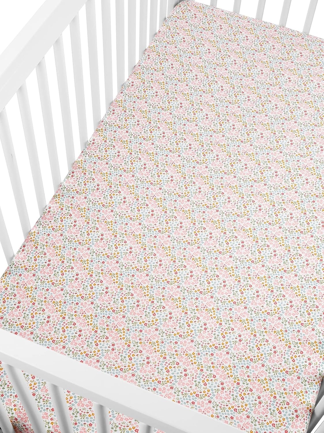 image:imageSimple Joys by Carters Baby 2Pack Cotton Crib SheetsFloralDots