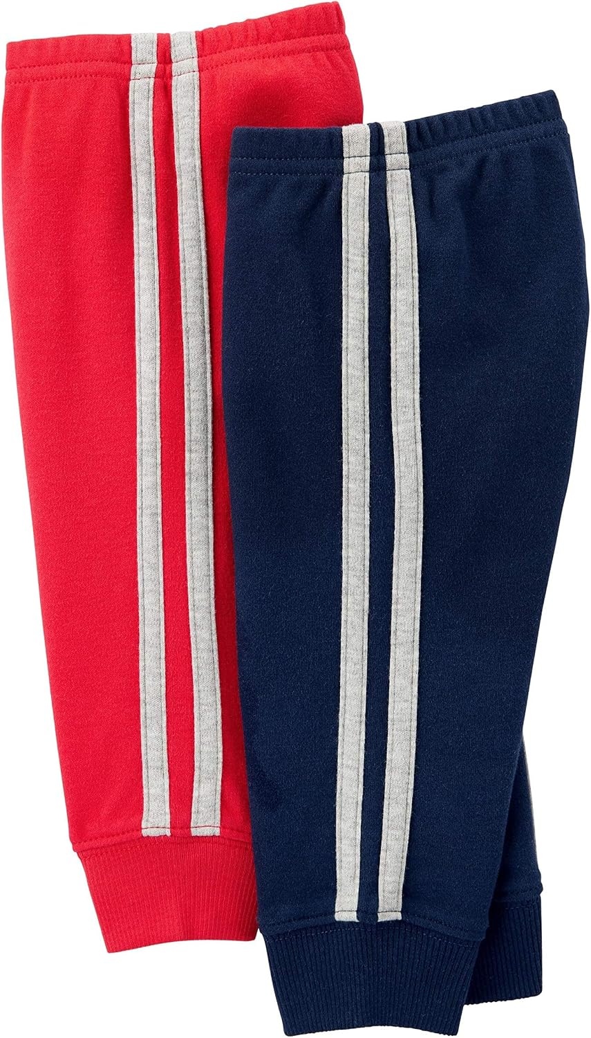 image:imageSimple Joys by Carters Baby 4Pack Neutral PantDark BlueDark GreyGrey HeatherRed