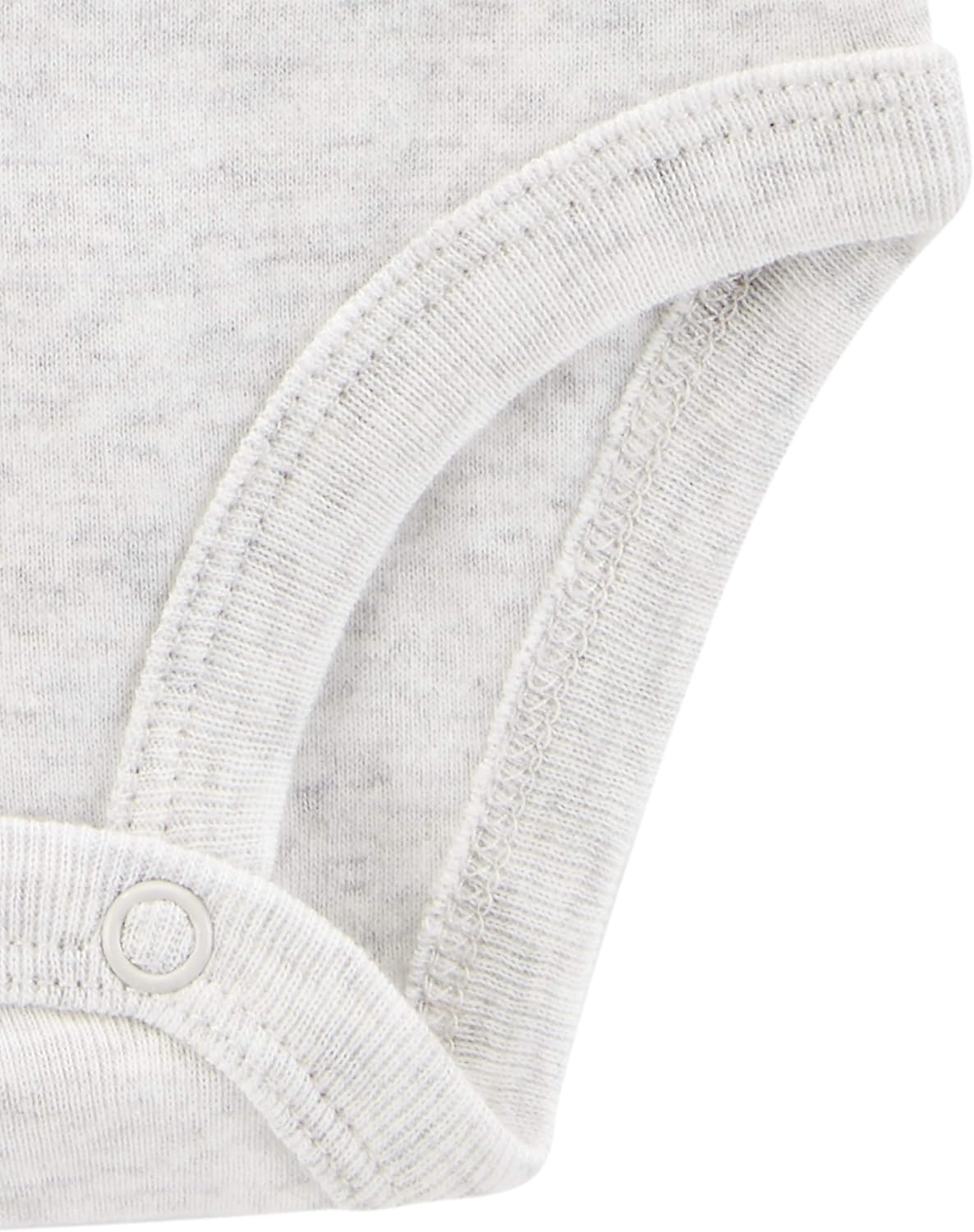 image:imageSimple Joys by Carters Baby 5pack Longsleeve BodysuitAqua Blue StripeGrey HeatherWhite HeatherBearElephants