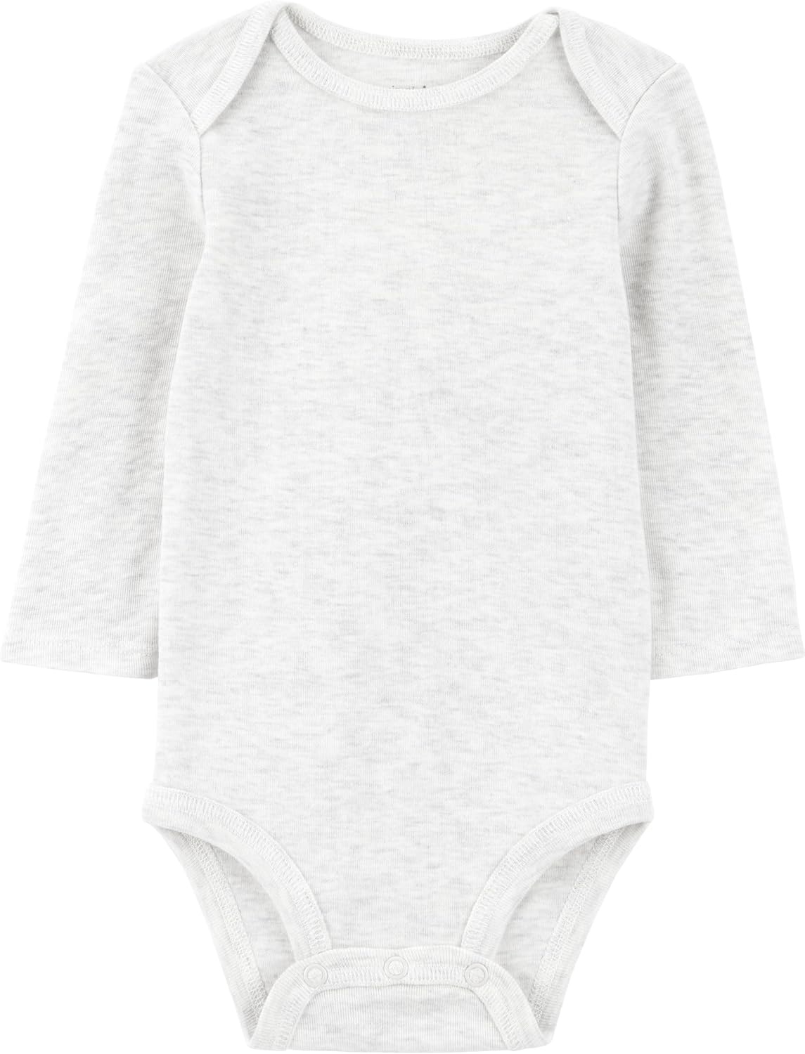 image:imageSimple Joys by Carters Baby 7pack Long Sleeve BodysuitHeather White