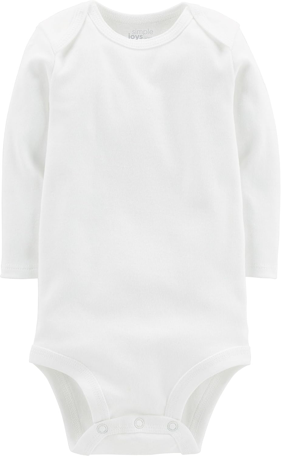 image:imageSimple Joys by Carters Baby 7pack Long Sleeve BodysuitWhite
