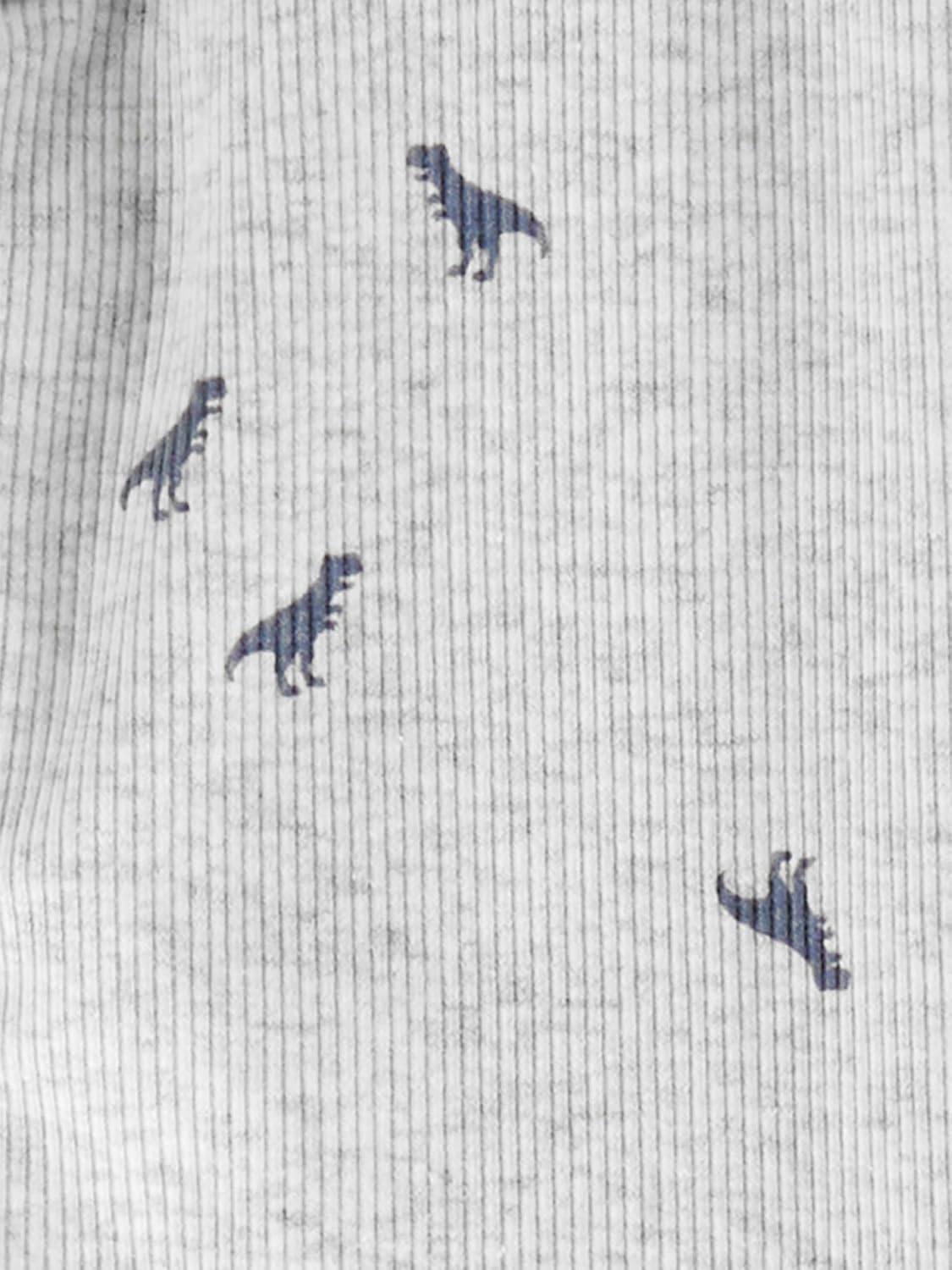 image:imageSimple Joys by Carters Baby Boys 2pack 2way Zip Textured Sleep and PlayGrey DinosaurSage Green
