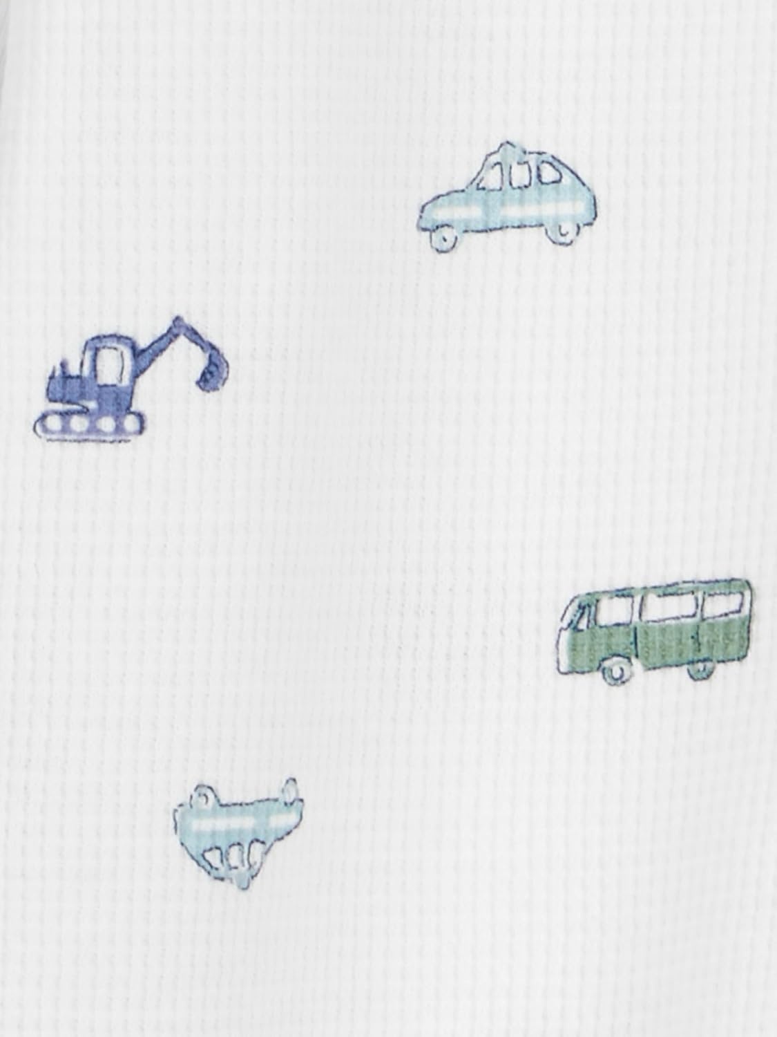 image:imageSimple Joys by Carters Baby Boys 2way Zip Thermal Footed Sleep and Play Pack of 2Transportation Green